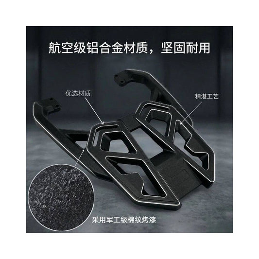 Suitable for the AE4 electric motorcycle rear rack made of high quality aluminum with durable AE4SE rear rack and takeout box bracket image 0