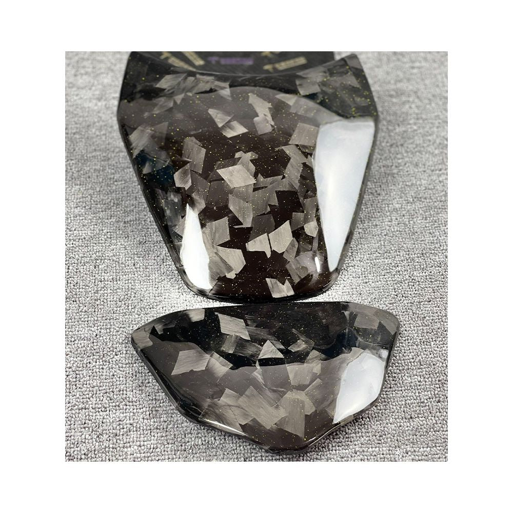 CFMoto AE8 Carbon Fiber Decorative Panel Instrument Sun Visor Genuine Carbon Non Water Transfer Printing Kevlar Fiber image 3